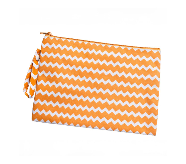 Orange toiletry bag main product photo